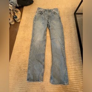 Agolde  size 25 blue jeans, boyfriend cut